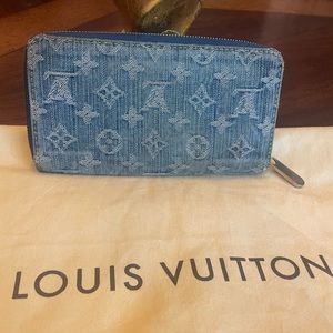 Louis Vuitton denim wallet